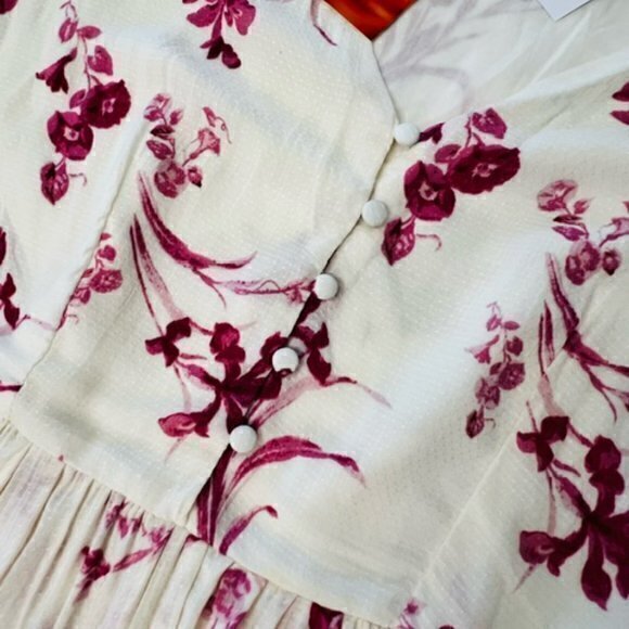 NWT Coco Jaimeson Floral Tiered Flowy Feminine Mini Dress Juniors Size Large - Picture 14 of 16